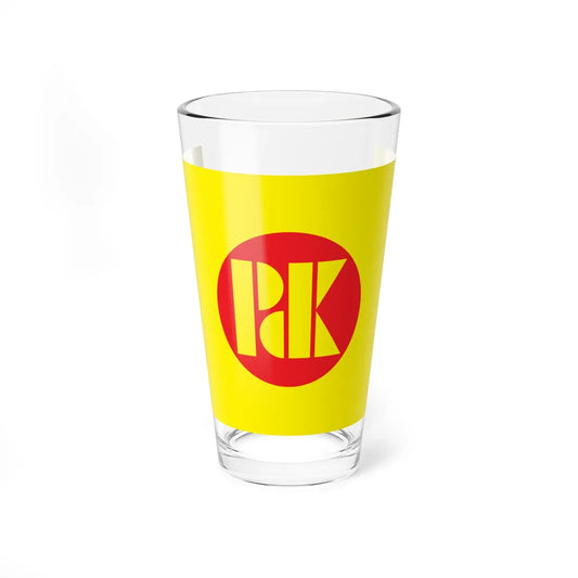 Flag of the KDP (Iraq) Pint Glass 16oz 16oz - Go Mug Yourself