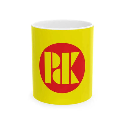 Flag of the KDP (Iraq) White Coffee Mug 11oz - Go Mug Yourself