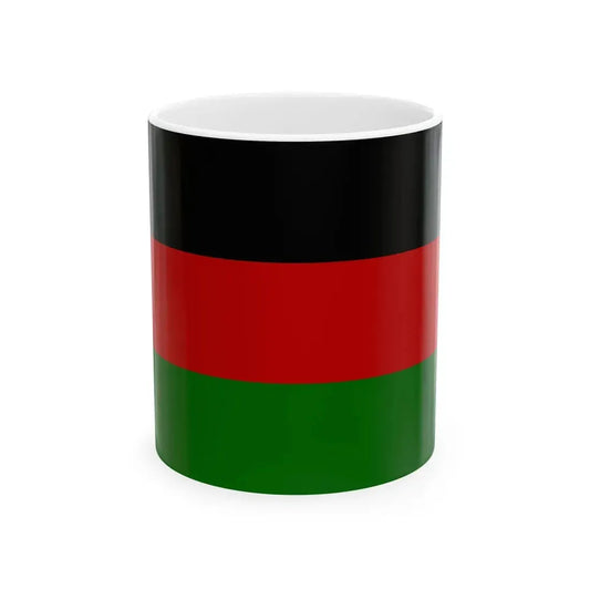 Flag of the Kenya African Union (Kenya) White Coffee Mug 11oz - Go Mug Yourself