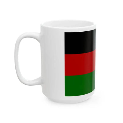 Flag of the Kenya African Union (Kenya) White Coffee Mug - Go Mug Yourself