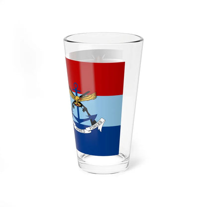 Flag of the Kenya Defence Forces (Kenya) Pint Glass 16oz - Go Mug Yourself