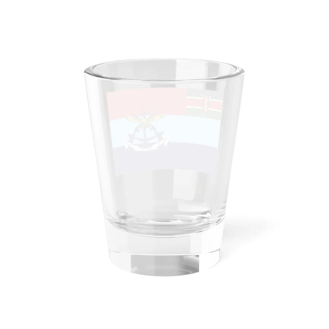 Flag of the Kenya Defence Forces (Kenya) Shot Glass 1.5oz - Go Mug Yourself