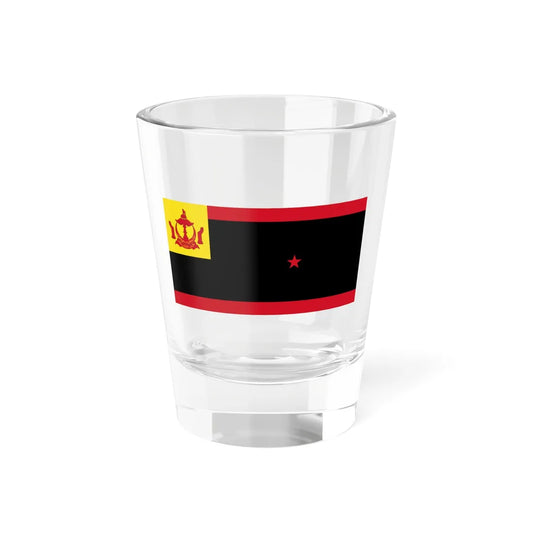 Flag of the Kepala Manteri Darat (Brunei) Shot Glass 1.5oz 1.5oz - Go Mug Yourself