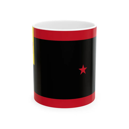 Flag of the Kepala Manteri Darat (Brunei) White Coffee Mug 11oz - Go Mug Yourself