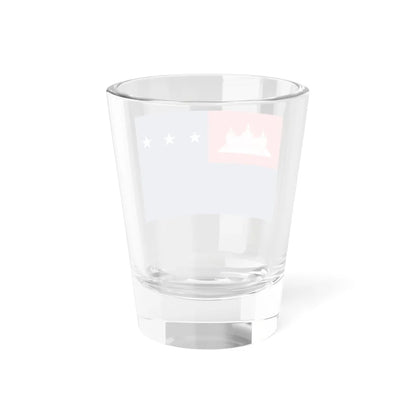 Flag of the Khmer Republic type 4 (Cambodia) Shot Glass 1.5oz - Go Mug Yourself