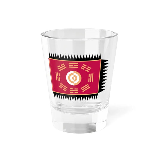 Flag of the king of Joseon (Korea) Shot Glass 1.5oz 1.5oz - Go Mug Yourself