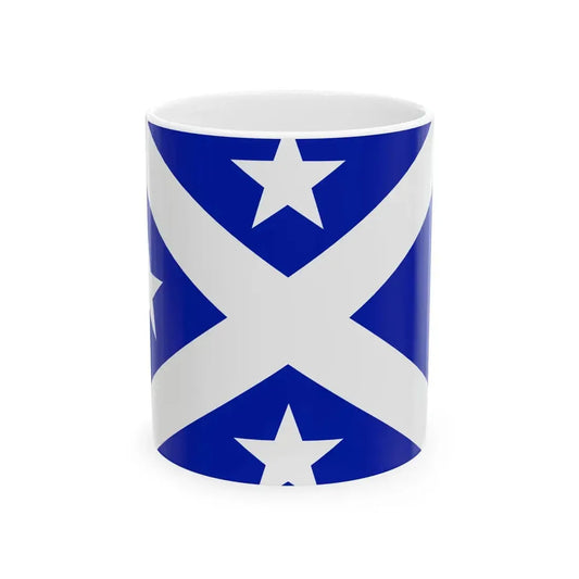 Flag of the Kingdom of Abemama 1884-c. 1889 (Kiribati) White Coffee Mug 11oz - Go Mug Yourself