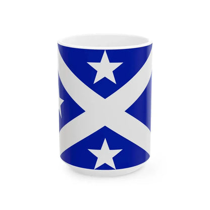 Flag of the Kingdom of Abemama 1884-c. 1889 (Kiribati) White Coffee Mug 15oz - Go Mug Yourself