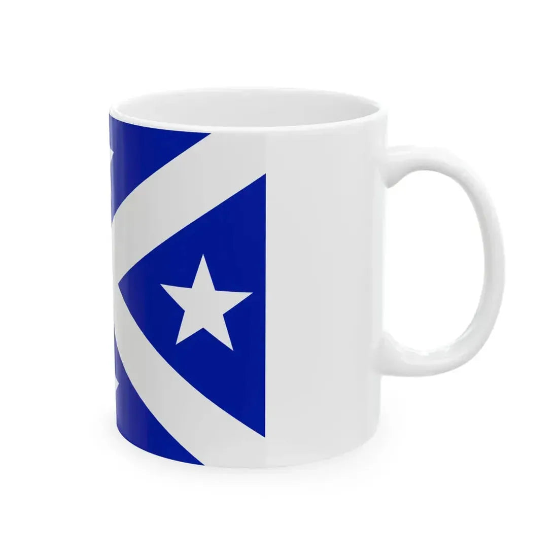 Flag of the Kingdom of Abemama April 1884-June 1884 (Kiribati) White Coffee Mug - Go Mug Yourself