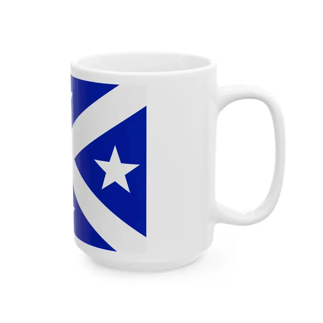 Flag of the Kingdom of Abemama April 1884-June 1884 (Kiribati) White Coffee Mug - Go Mug Yourself