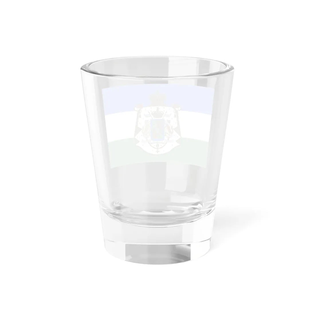 Flag of the Kingdom of Araucanía and Patagonia with coats of arms (Argentina) Shot Glass 1.5oz - Go Mug Yourself