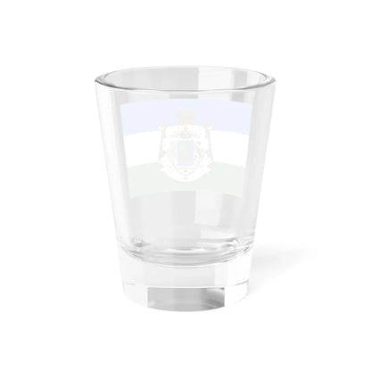 Flag of the Kingdom of Araucanía and Patagonia with coats of arms (Argentina) Shot Glass 1.5oz - Go Mug Yourself