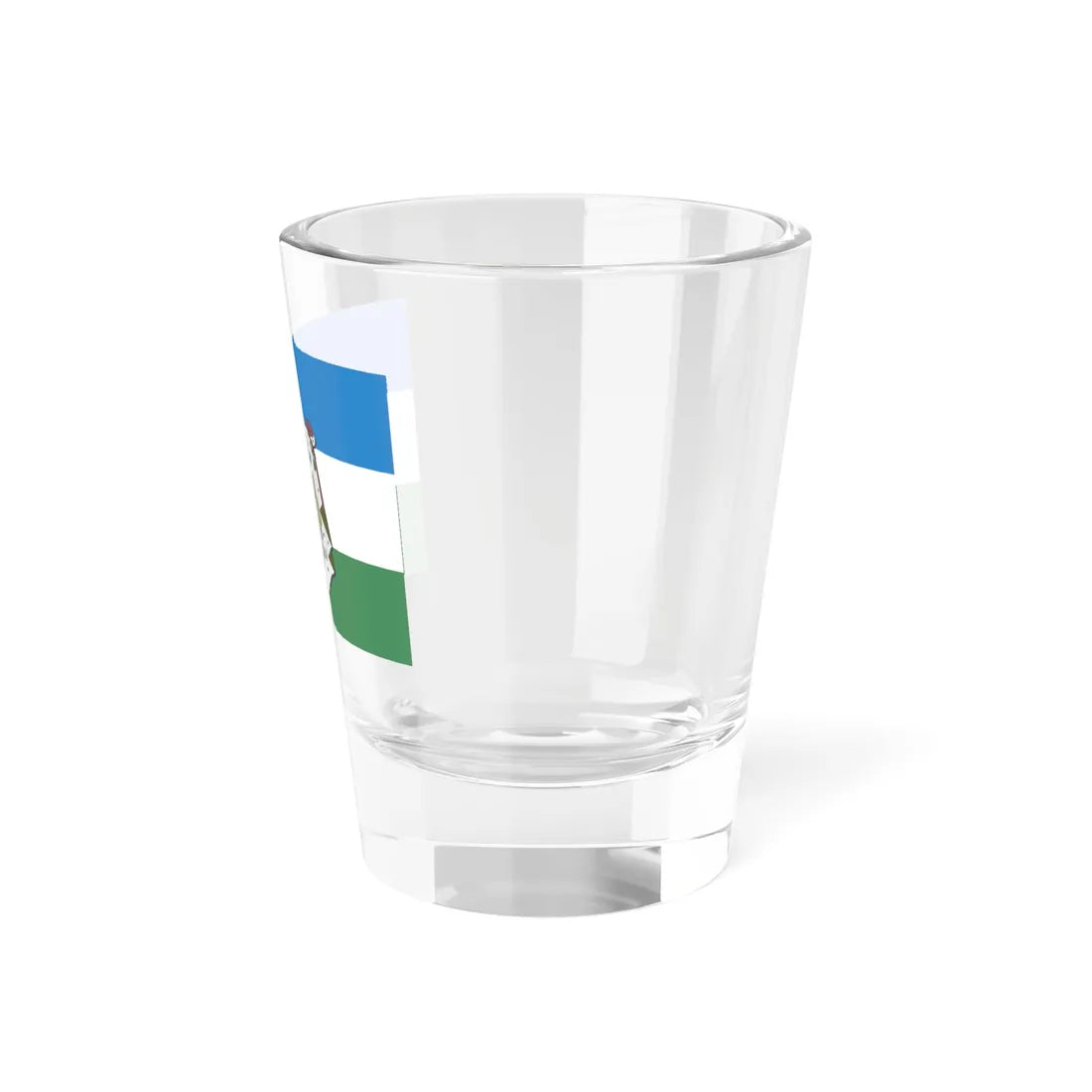 Flag of the Kingdom of Araucanía and Patagonia with coats of arms (Argentina) Shot Glass 1.5oz - Go Mug Yourself