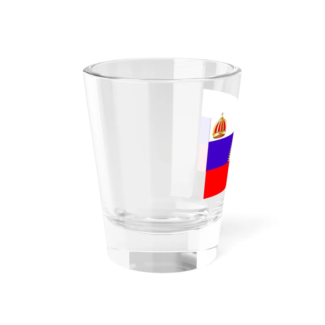Flag of the Kingdom of Bau (Fiji) Shot Glass 1.5oz - Go Mug Yourself