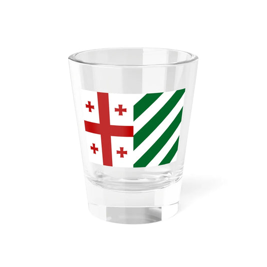 Flag of the Kingdom of Egris-Abkhazia v2 (Georgia) Shot Glass 1.5oz 1.5oz - Go Mug Yourself