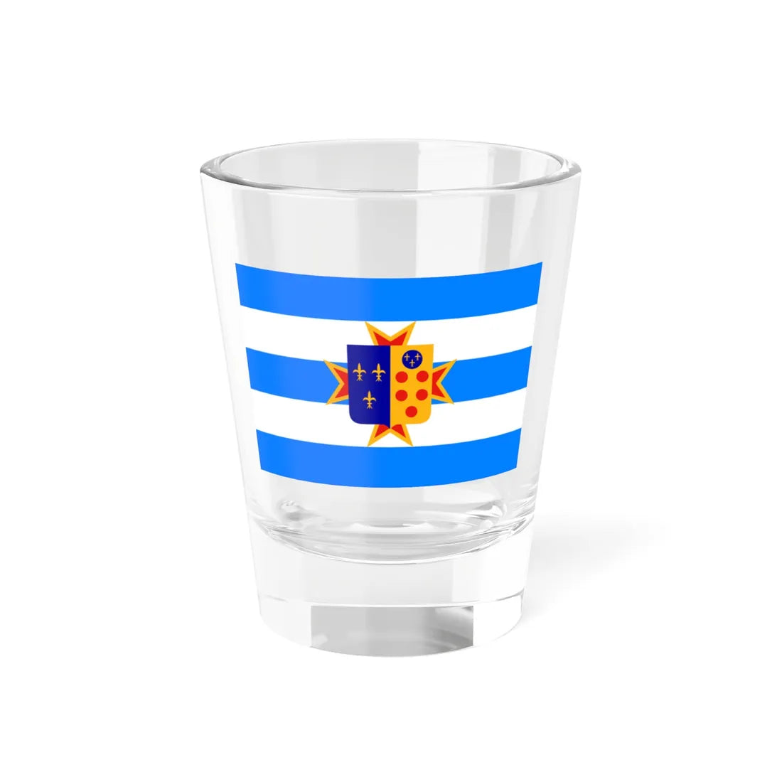 Flag of the Kingdom of Etruria (Italy) Shot Glass 1.5oz 1.5oz - Go Mug Yourself