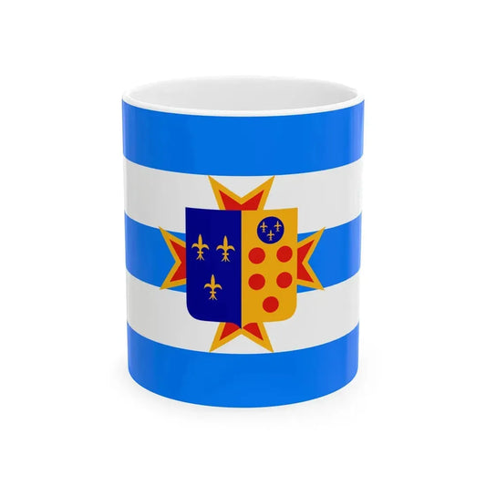 Flag of the Kingdom of Etruria (Italy) White Coffee Mug 11oz - Go Mug Yourself