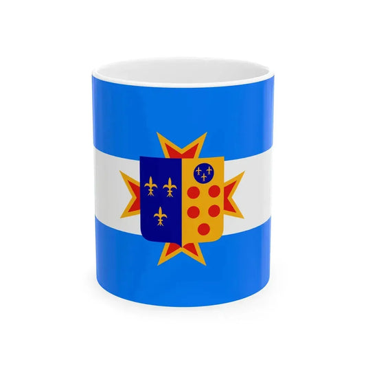 Flag of the Kingdom of Etruria merchant (Italy) White Coffee Mug 11oz - Go Mug Yourself