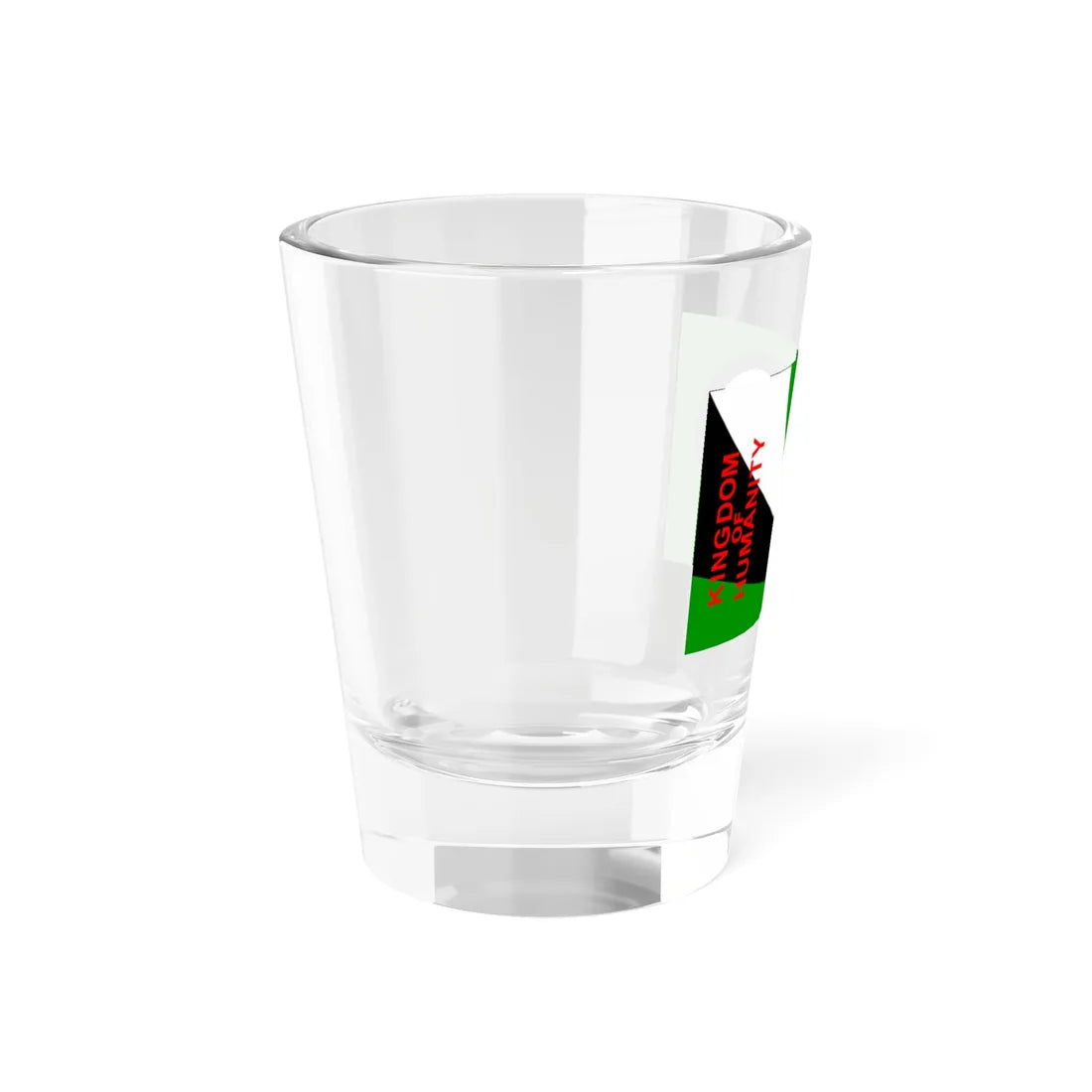 Flag of the Kingdom of Humanity Shot Glass 1.5oz - Go Mug Yourself