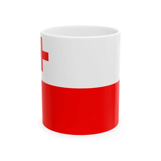 Flag of the Kingdom of Lau 1869-1871 (Fiji) White Coffee Mug 11oz - Go Mug Yourself