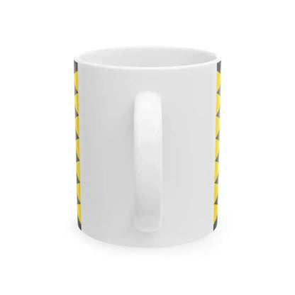 Flag of the Kingdom of LombardyVenetia 1815-1866 type 3 (Italy) White Coffee Mug - Go Mug Yourself