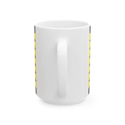 Flag of the Kingdom of LombardyVenetia 1815-1866 type 3 (Italy) White Coffee Mug - Go Mug Yourself