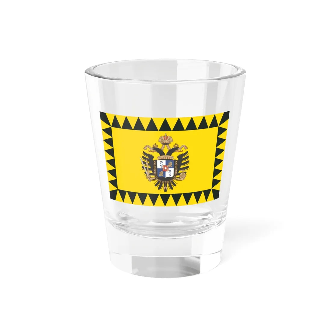 Flag of the Kingdom of LombardyVenetia (Italy) Shot Glass 1.5oz 1.5oz - Go Mug Yourself