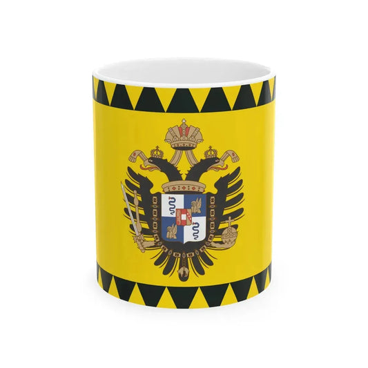 Flag of the Kingdom of LombardyVenetia (Italy) White Coffee Mug 11oz - Go Mug Yourself