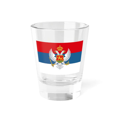 Flag of the Kingdom of Montenegro23 (Montenegro) Shot Glass 1.5oz 1.5oz - Go Mug Yourself