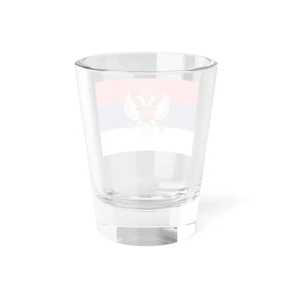 Flag of the Kingdom of Montenegro23 (Montenegro) Shot Glass 1.5oz - Go Mug Yourself