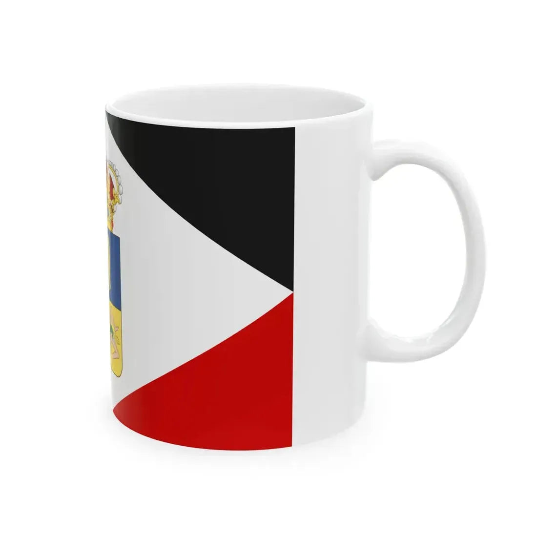 Flag of the Kingdom of Naples 1808 (Italy) White Coffee Mug - Go Mug Yourself