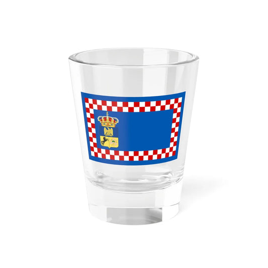 Flag of the Kingdom of Naples 1811 (Italy) Shot Glass 1.5oz 1.5oz - Go Mug Yourself