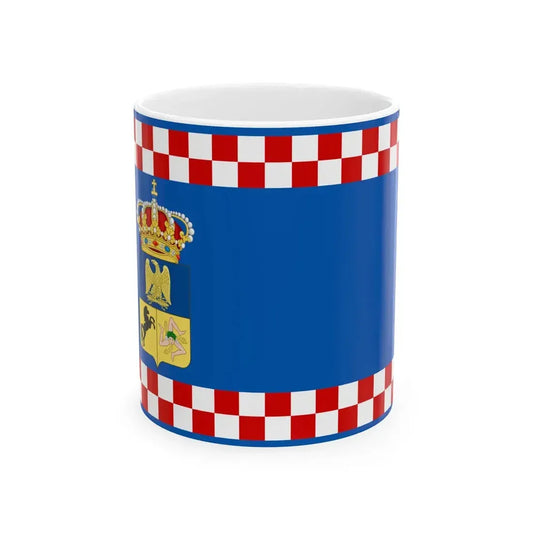 Flag of the Kingdom of Naples 1811 (Italy) White Coffee Mug 11oz - Go Mug Yourself