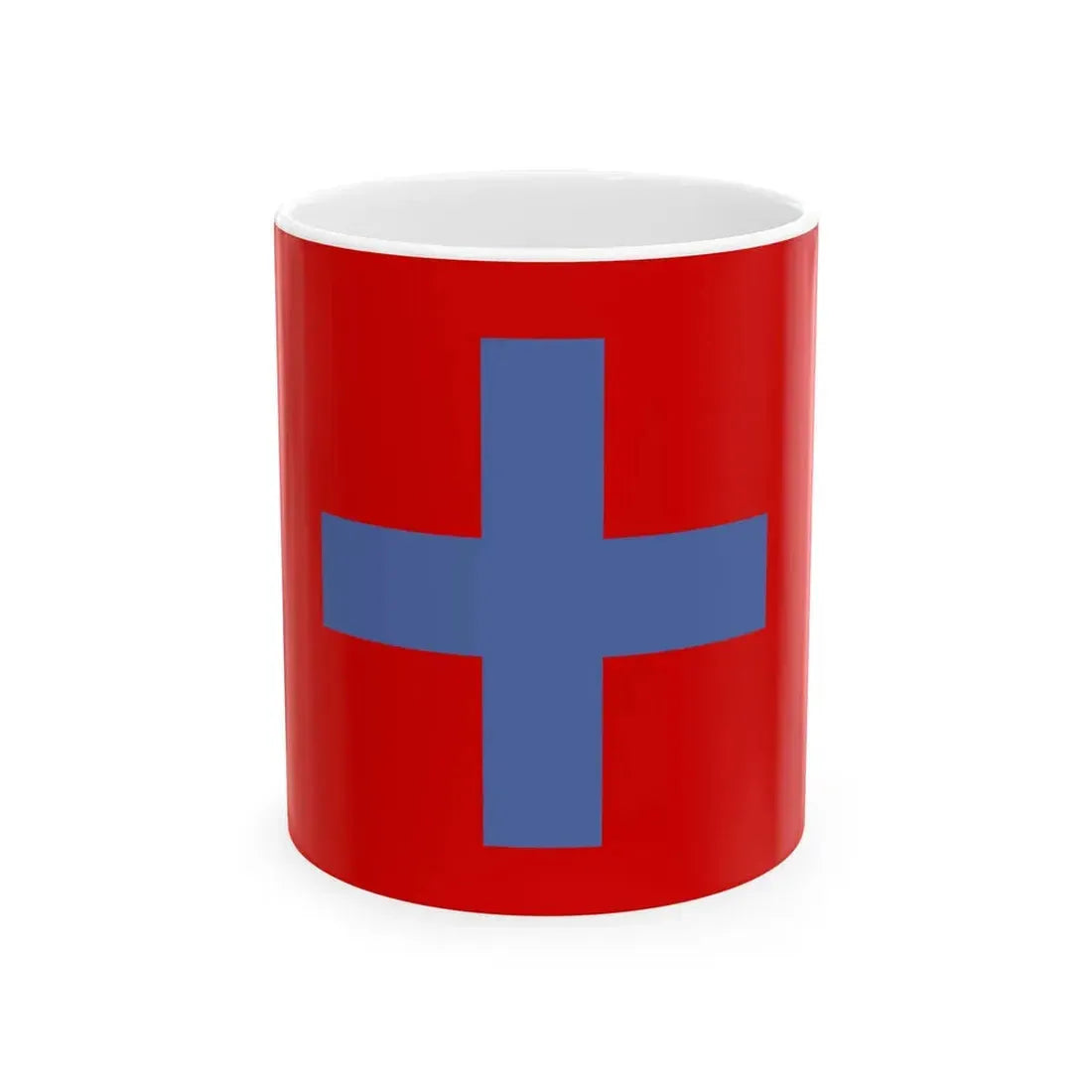 Flag of the Kingdom of Ndongo (Angola) White Coffee Mug 11oz - Go Mug Yourself