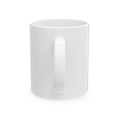 Flag of the Kingdom of Ndongo (Angola) White Coffee Mug-Go Mug Yourself