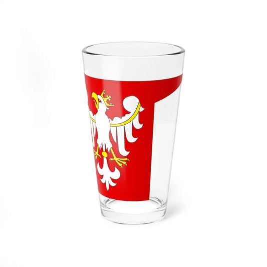 Flag of the Kingdom of Poland (Poland) Pint Glass 16oz 16oz - Go Mug Yourself