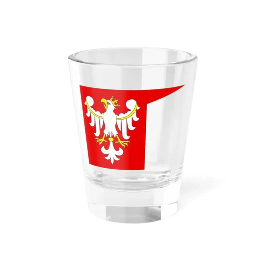 Flag of the Kingdom of Poland (Poland) Shot Glass 1.5oz 1.5oz - Go Mug Yourself