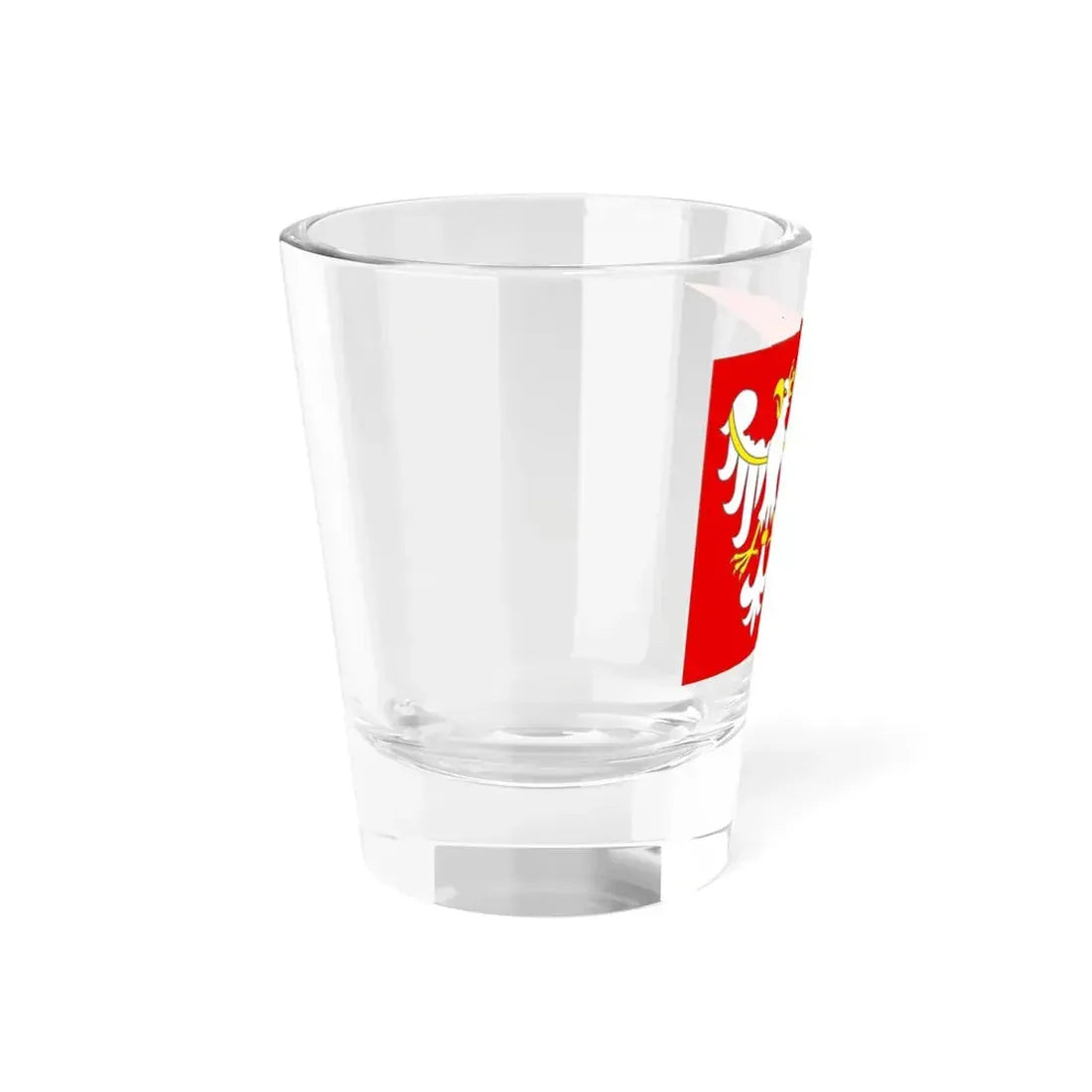 Flag of the Kingdom of Poland (Poland) Shot Glass 1.5oz - Go Mug Yourself