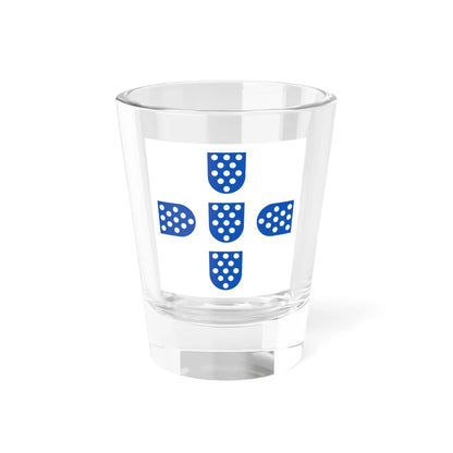 Flag of the Kingdom of Portugal 1185-1248 (Portugal) Shot Glass 1.5oz 1.5oz - Go Mug Yourself