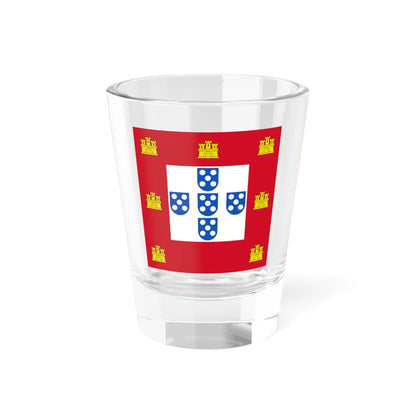 Flag of the Kingdom of Portugal 1485-1495 type 2 (Portugal) Shot Glass 1.5oz 1.5oz - Go Mug Yourself