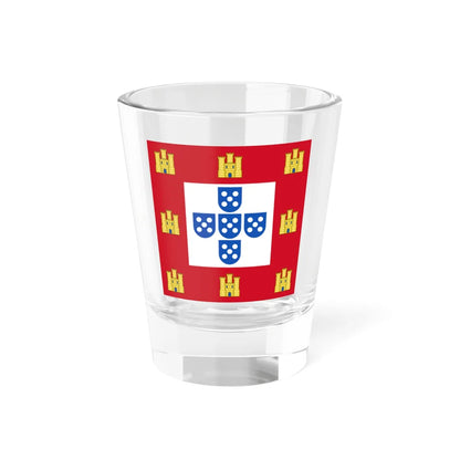 Flag of the Kingdom of Portugal 1485mid-16th century (Portugal) Shot Glass 1.5oz 1.5oz - Go Mug Yourself