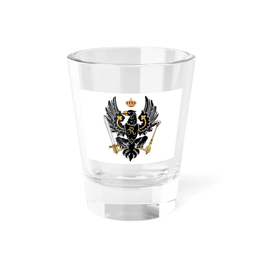 Flag of the Kingdom of Prussia 1750-1801 (Russia) Shot Glass 1.5oz 1.5oz - Go Mug Yourself