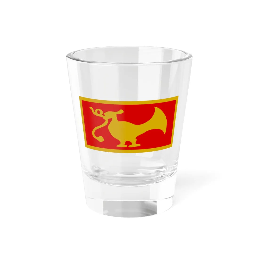 Flag of the Kingdom of Raigama (Sri Lanka) Shot Glass 1.5oz 1.5oz - Go Mug Yourself