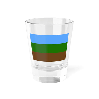 Flag of the Kingdom of Redonda Shot Glass 1.5oz 1.5oz - Go Mug Yourself