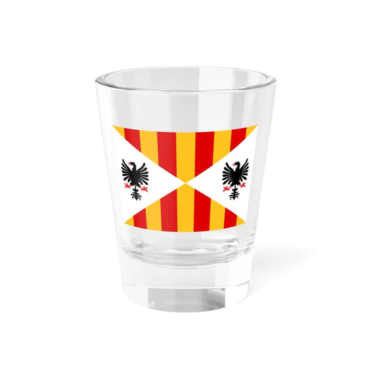 Flag of the Kingdom of Sicily (Italy) Shot Glass 1.5oz 1.5oz - Go Mug Yourself