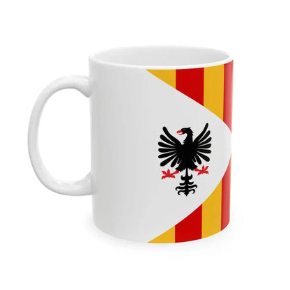 Flag of the Kingdom of Sicily (Italy) White Coffee Mug - Go Mug Yourself