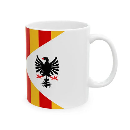 Flag of the Kingdom of Sicily (Italy) White Coffee Mug - Go Mug Yourself