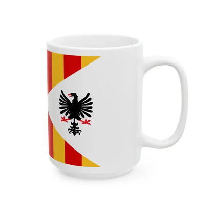 Flag of the Kingdom of Sicily (Italy) White Coffee Mug - Go Mug Yourself