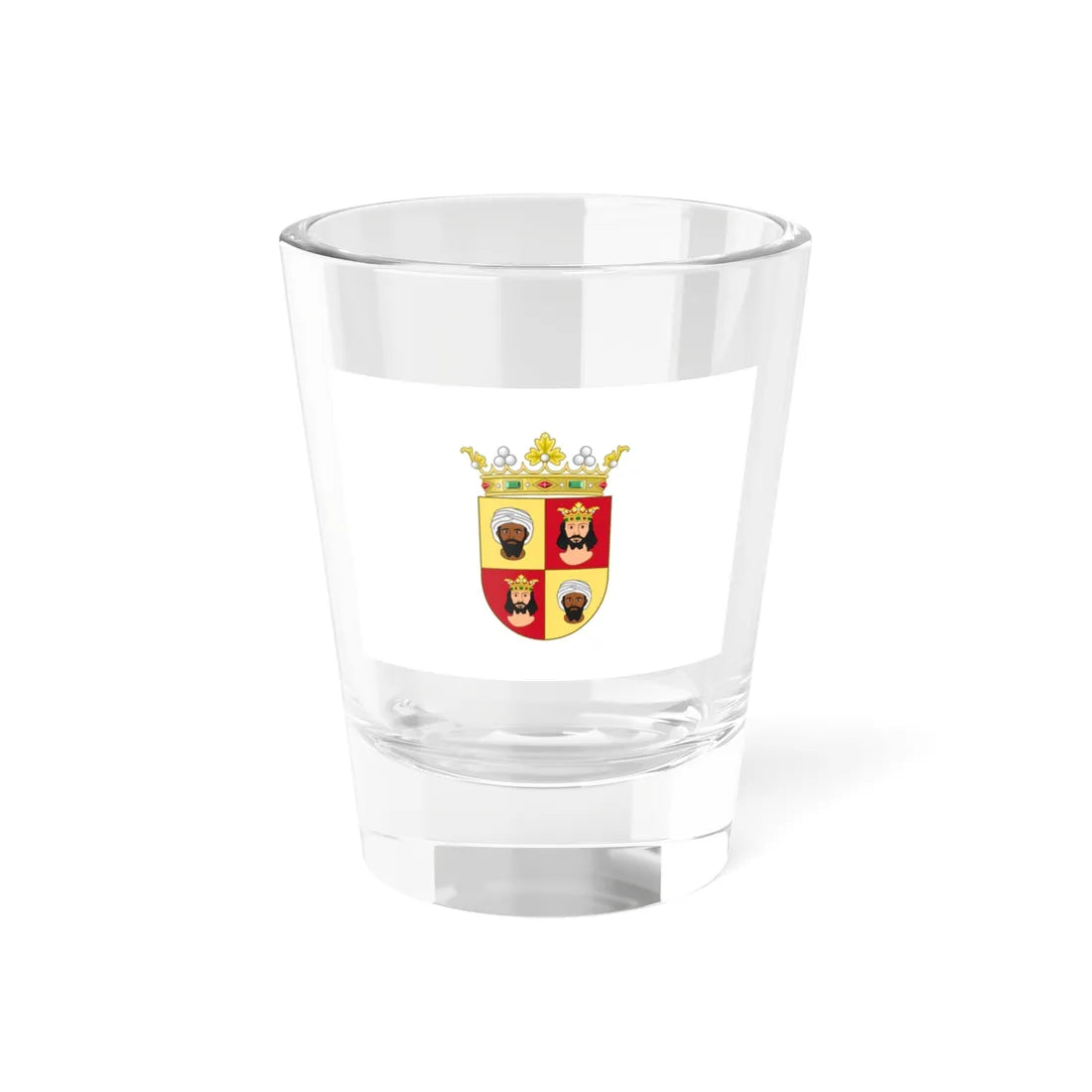 Flag of the Kingdom of the Algarve (Portugal) Shot Glass 1.5oz 1.5oz - Go Mug Yourself