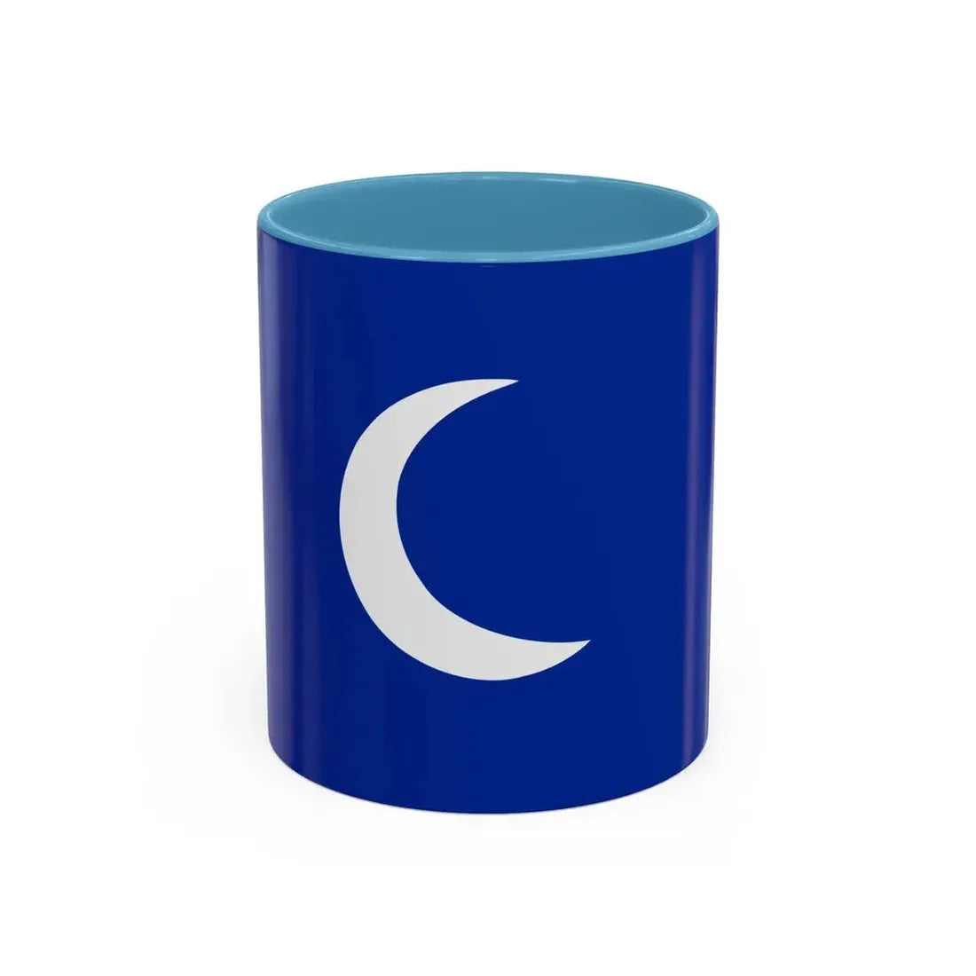 Flag of The Kingdom of Tlemcen - Accent Coffee Mug 11oz Light Blue - Go Mug Yourself